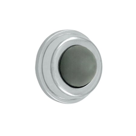 Patioplus 1 in. Diameter Flush BumperBright Chrome Solid PA575225